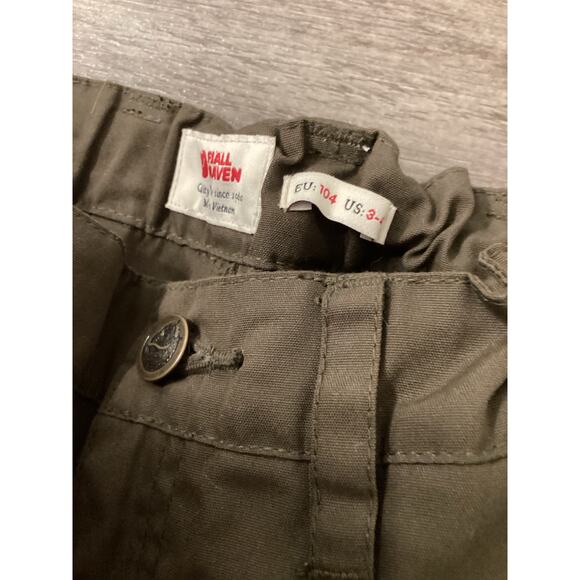 Fjällräven Brown Vidda Trouser Pants Boy's Size 3-4 - Picture 3 of 4